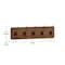 Flash Furniture 24" Classic Brown Wall Mount Coat Rack with Hooks HFKHD-GDI-CRE8-632315-GG - alternate 4